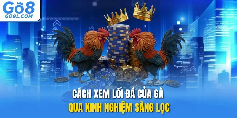 Cách xem lối đá của gà qua kinh nghiệm sàng lọc